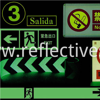 glow in the dark film photoluminescent self-adhesive vinyl